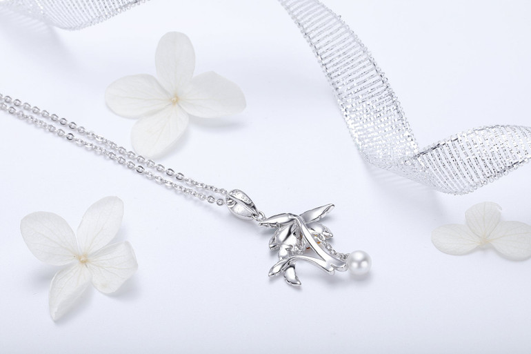 Coconut Tree Women Pendant Necklaces