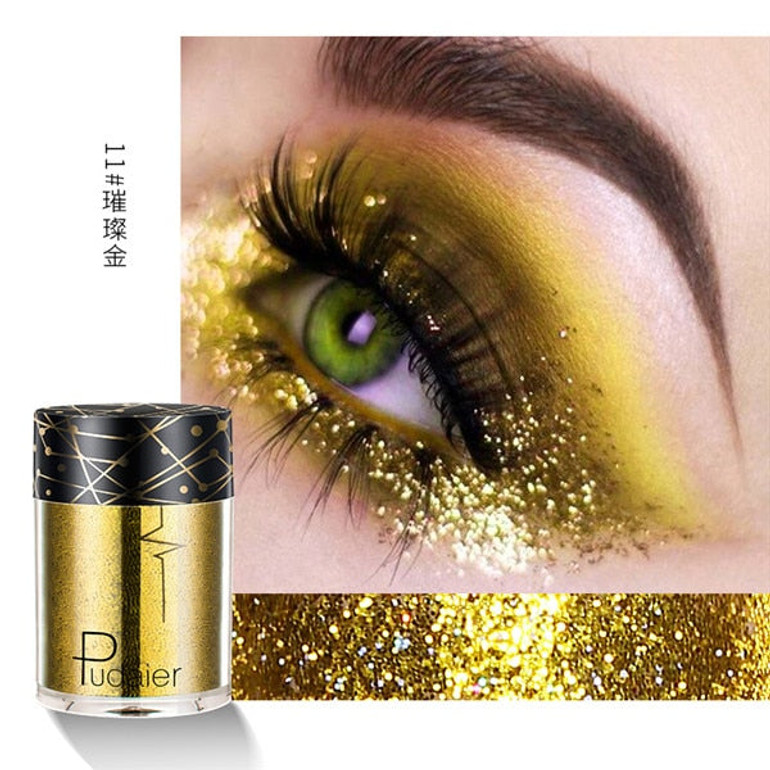 Pudaier Diamands Blaze Sequins Glitter Shimmer Pigment Eye Shadow Tattoo Lip Nail Body Eye Glitter Festival Makeup Newest TSLM1