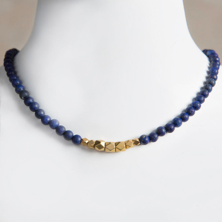 Jerry Gemstone Choker - Lapis Lazuli