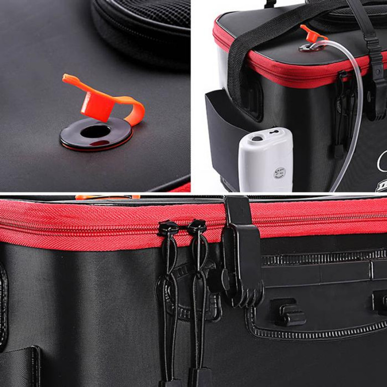Portable Fishing Bucket with Oxygen Pump