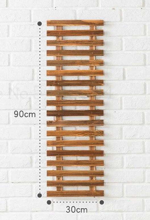 Solid Wood Flower Stand Wall Decoration