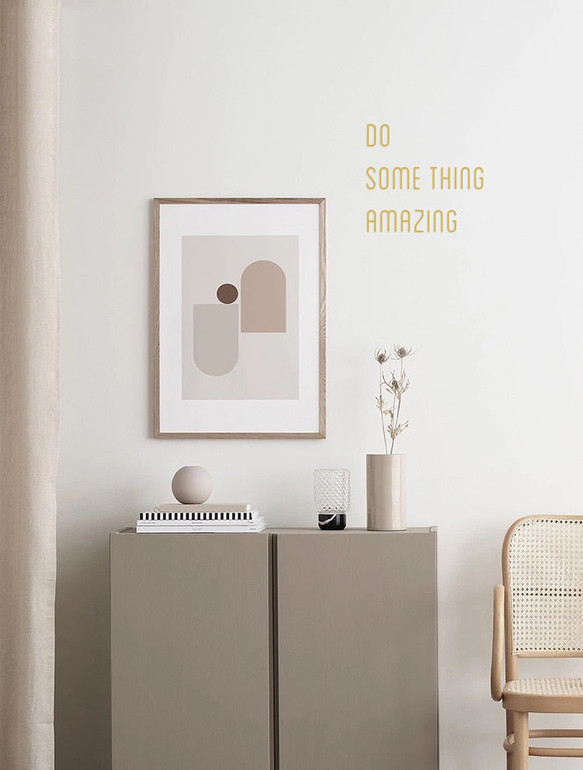 Golden Brass Letters Decoration by SIA