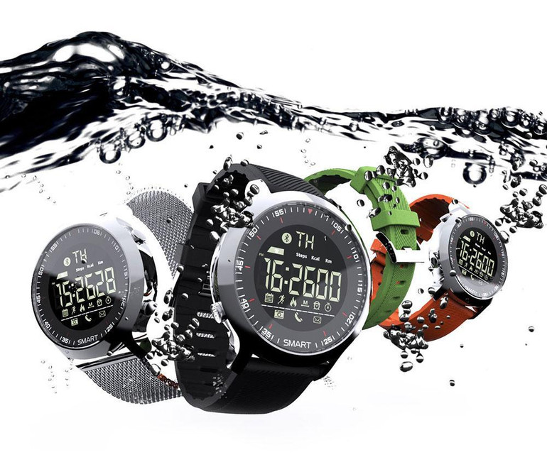 Waterproof Sports Smartwatch - Compatible with iOS & Android Waterproof Sports Smartwatch - Compatible with iOS & Android