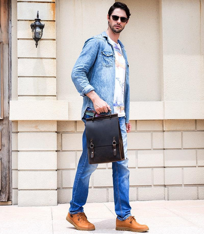 The Unn Backpack | Vintage Leather Backpack