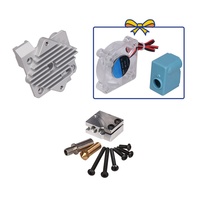 High Quality Titan Aero Heatsink Hotend For Titan Extruder Nozzle Heater Block V6 Hotend Extruder Reprap i3 mk8 3D Printer Parts