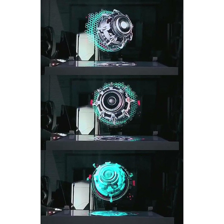 3D Holographic Air Fan Display