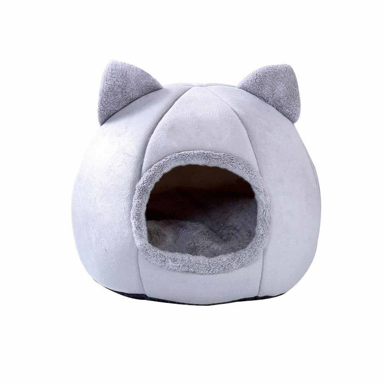 Cozy Plush Cat Cave