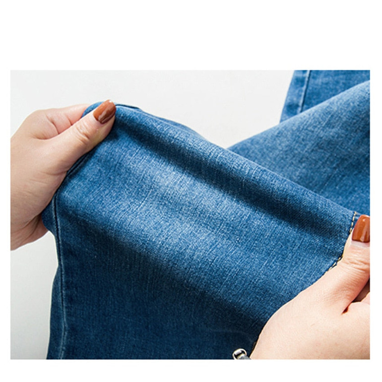 Men Slim Fit Pants Demin Jeans