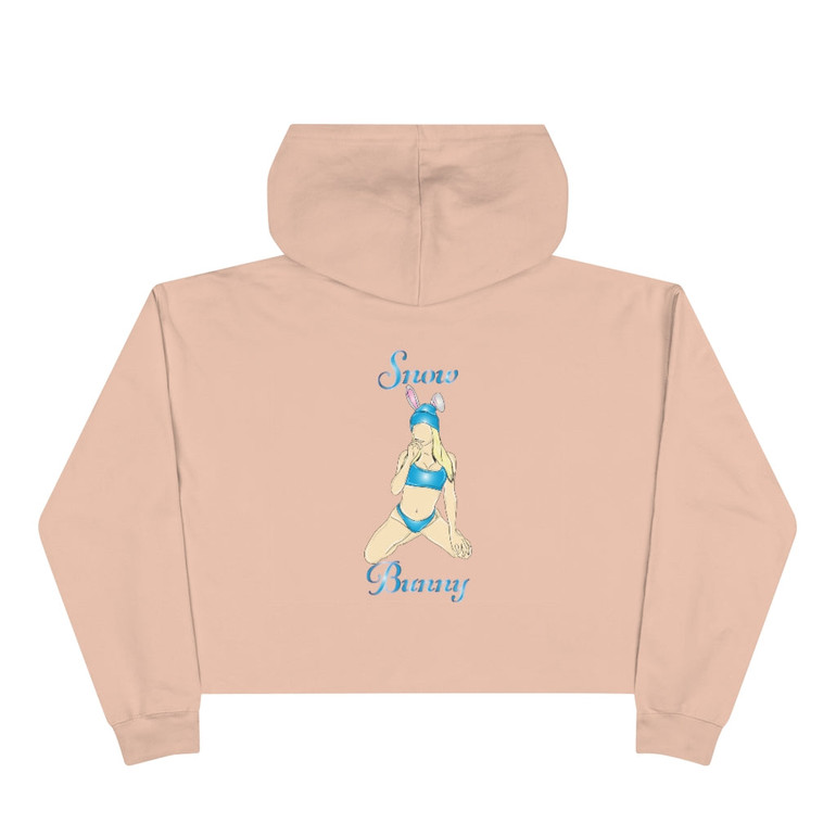 Snow Bunny Crop Hoodie