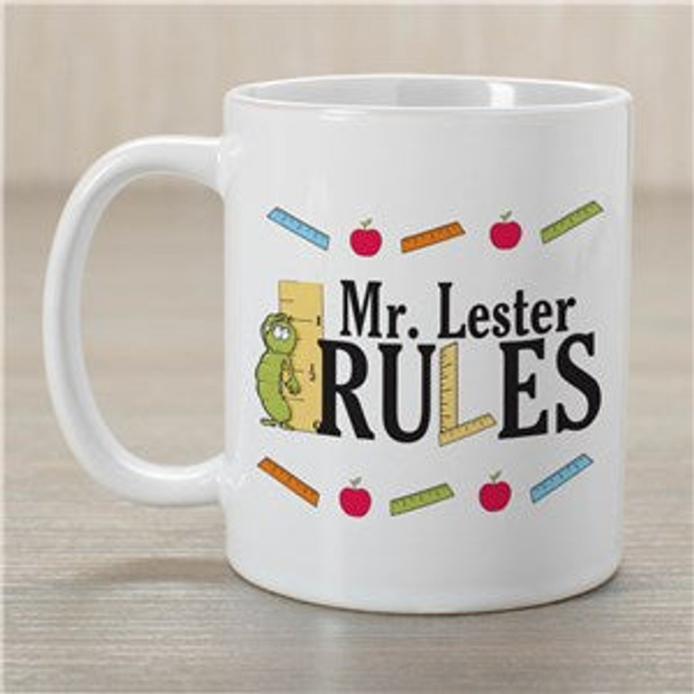 My Teacher Rules Coffee Mug