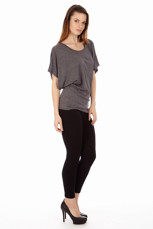 Dark Heather Gray Tunic Top