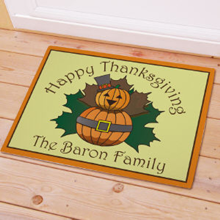 Personalized Thanksgiving Doormat