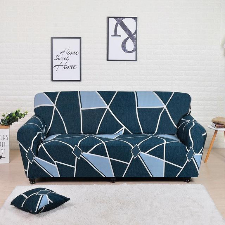 Elastic Sofa Cover Printed Pattern Tight Sectional Slipcover Wrap All-inclusive
