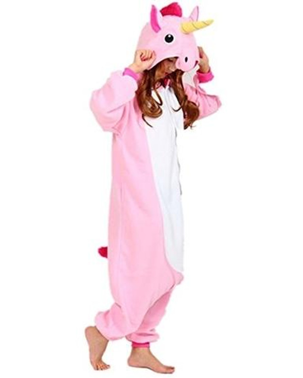 Pink Unicorn Adult Onesie Pajamas