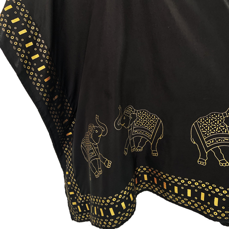 Elephant Print Caftan