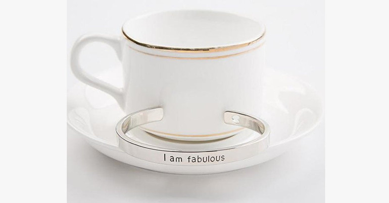 I am Fablous Cuff Bangle