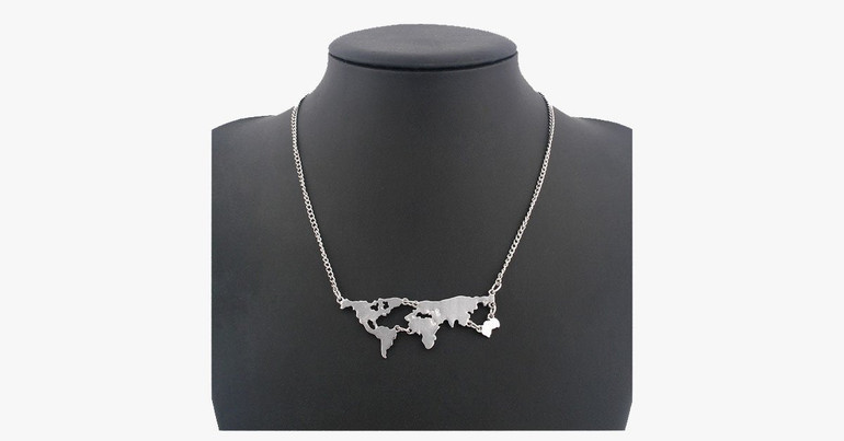 World Map Pendant World Map Pendant