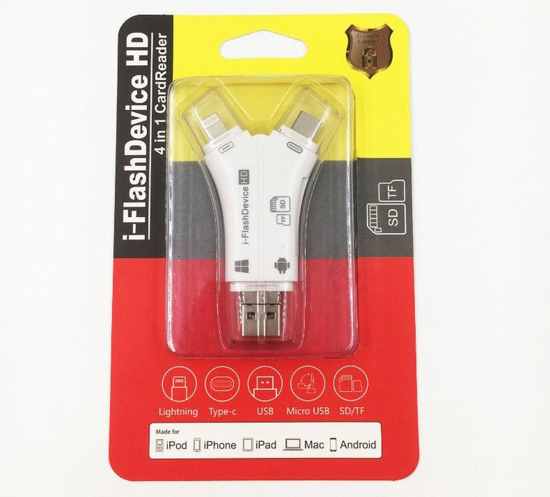 6-In-1 USB Reader And Flash Drive - Connect And Store Everything On A Single Piece