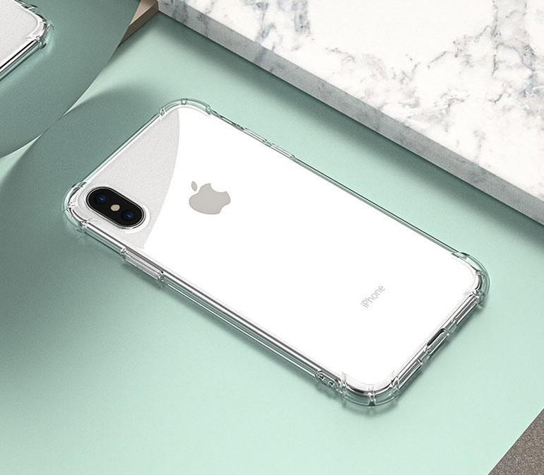 Crystal Clear Airbag Case for iPhoneX - Stay Safe in Any Shock