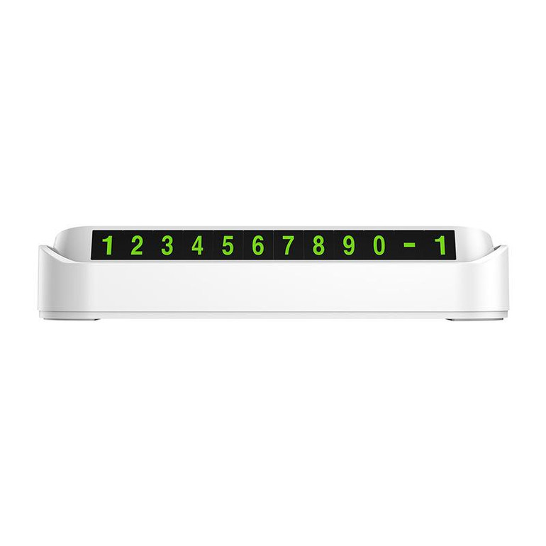 Universal Temporary Parking Card - Leave Your Phone Number When Necessary