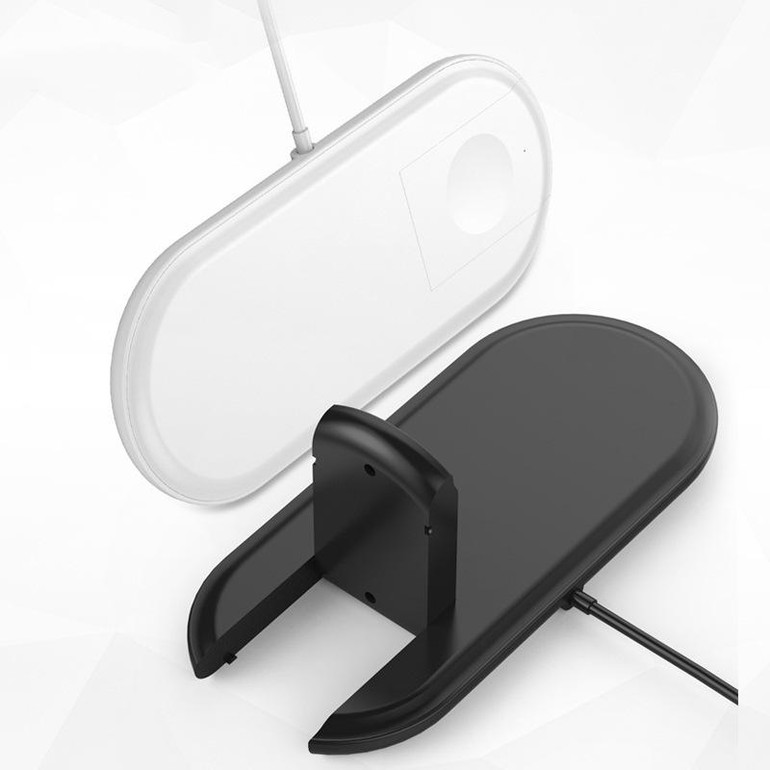Charge Your Smartphone & Apple Watch in Style with 2-in-1 Wireless Charging Pad
