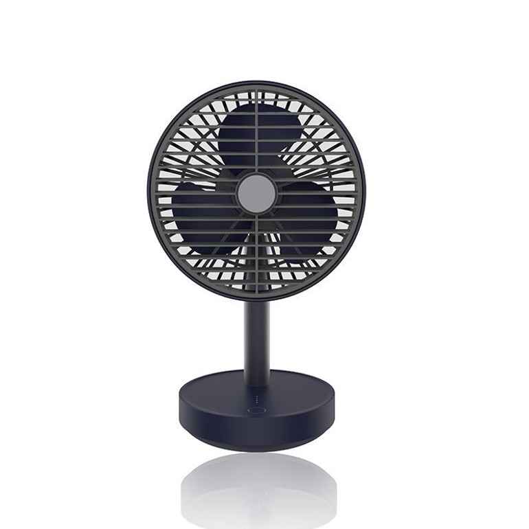 Wireless Rotating Hood & Oscillating Head Desktop Fan, Super Quiet, Super Cool
