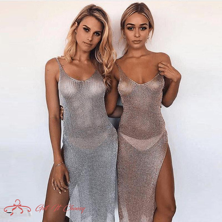 Women Sexy Bikini Beach Cover-up Swimsuit Covers up Bathing Suit Swimwear Mesh Beach Dress Women Sexy Bikini Beach Cover-up Swimsuit Covers up Bathing Suit Swimwear Mesh Beach Dress