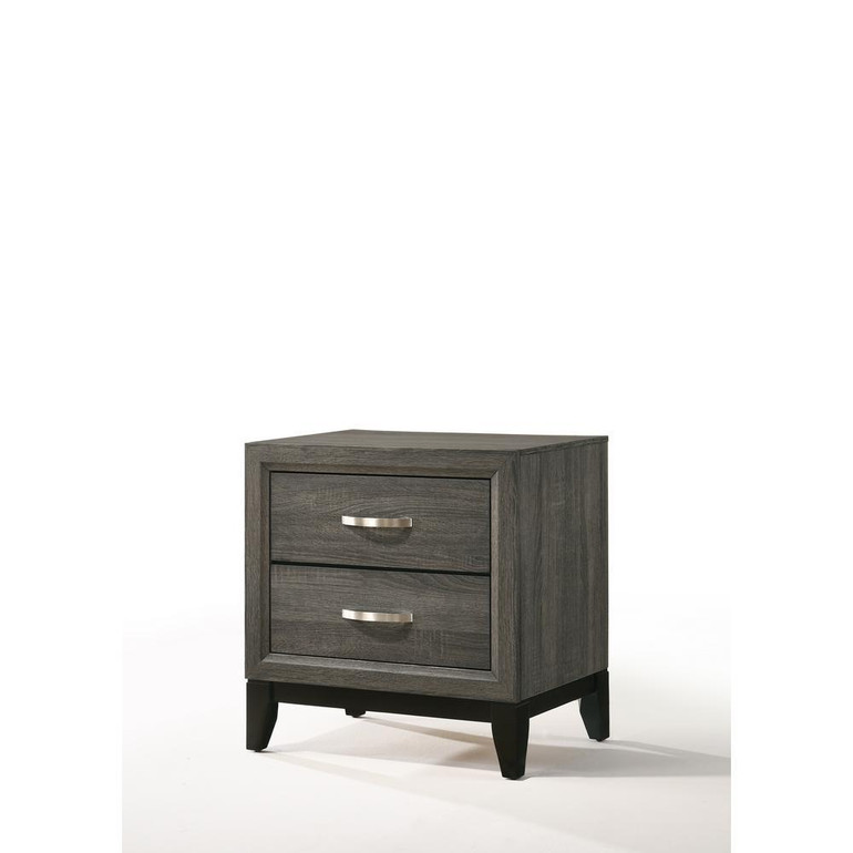 Acme 27053 Valdemar Gray Wood Finish Nightstand Acme 27053 Valdemar Gray Wood Finish Nightstand