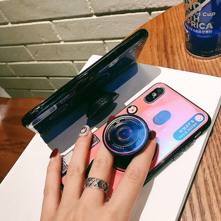 3d camera iPhone kickstand phone case