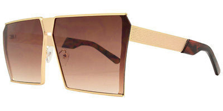 Square oversize retro sunglasses