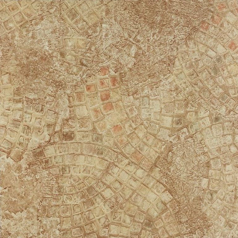 Tivoli Ancient Beige Mosaic 12x12 Self Adhesive Vinyl Floor Tile - 45 Tiles/45 sq Ft.