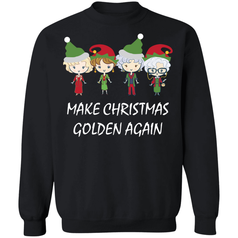 Golden Girl Make Christmas Golden Again Tshirt