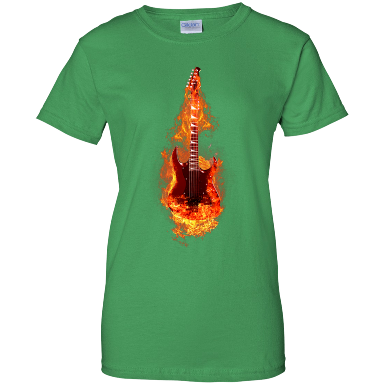 Guitar Fire Tshirt