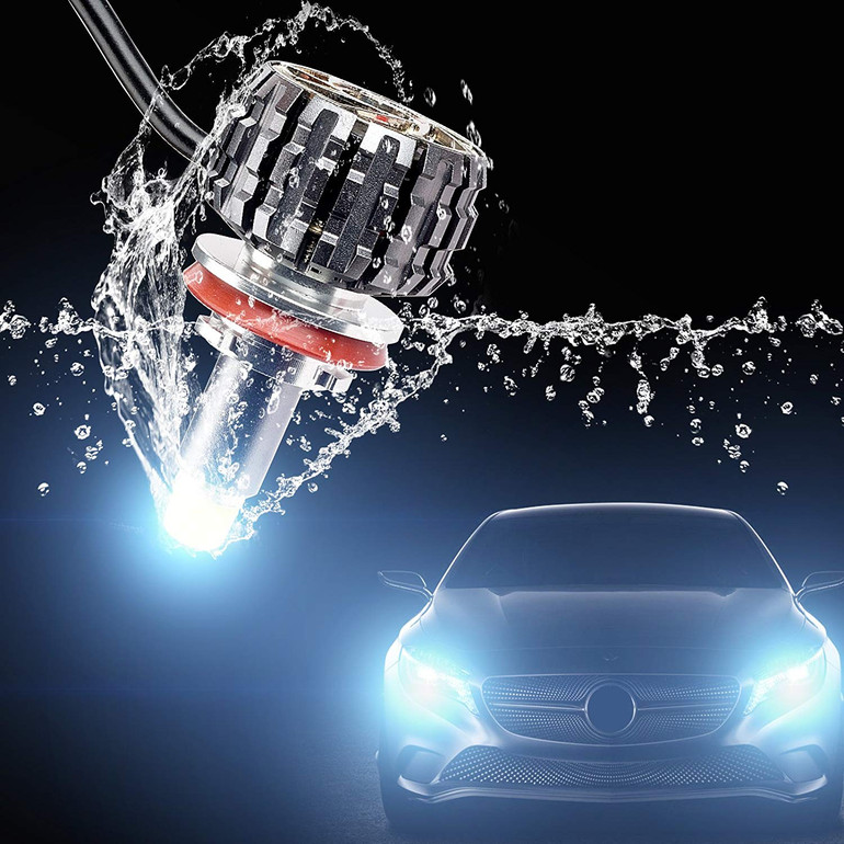Leadleds LED Headlight Bulb All-in-One Conversion Kit 60W 6000lm 6000k