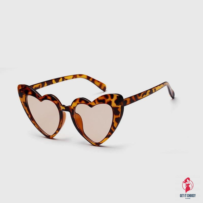 Love Heart Sunglasses Women