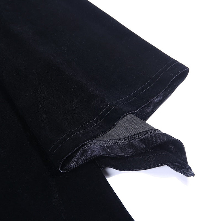 Cross Zipper Long Overcoat
