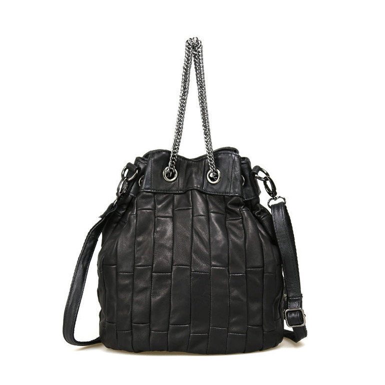 Skull Rivets Tassel Design Bag