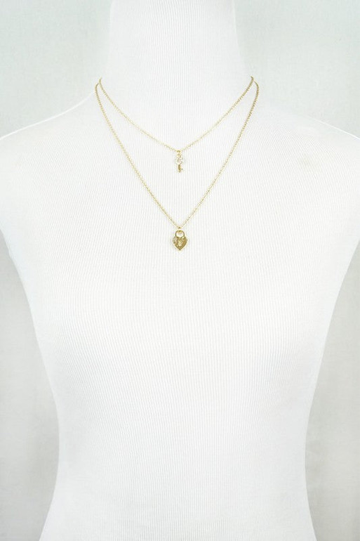 Lock and Key Necklace