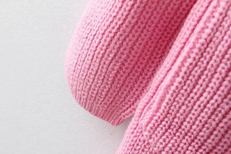 Casual Pink  Plain Pockets Long Sleeve Cardigan Casual Pink  Plain Pockets Long Sleeve Cardigan