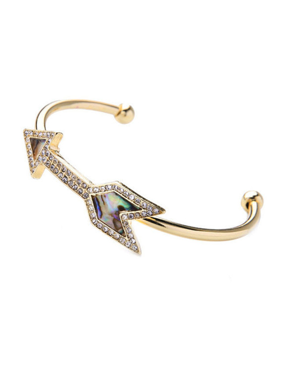Casual Rhinestone Arrow Adjustable Bracelet Casual Rhinestone Arrow Adjustable Bracelet