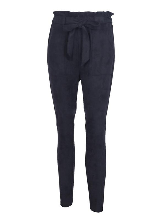 Fashion 3 Color Elastic Waist Casual Pants Bottoms