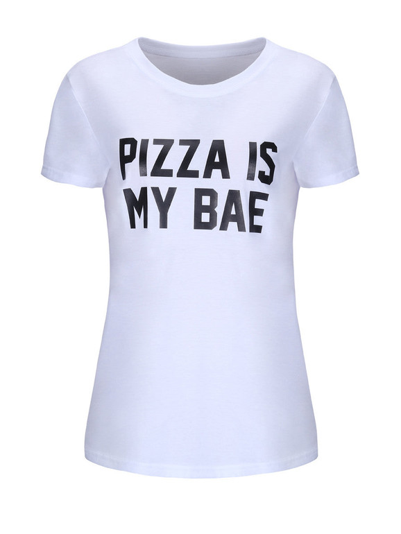 Casual Pizza Is My Bae Short Sleeve T-Shirt