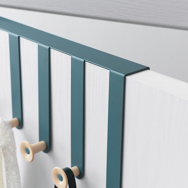 Nordic Iron Six-Hook Door Mounted Storage Rack
