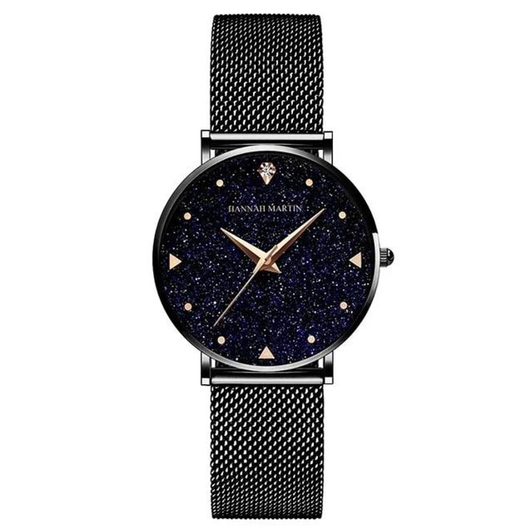 Mesh Band Stars Watches For Women Japan Quartz Watch