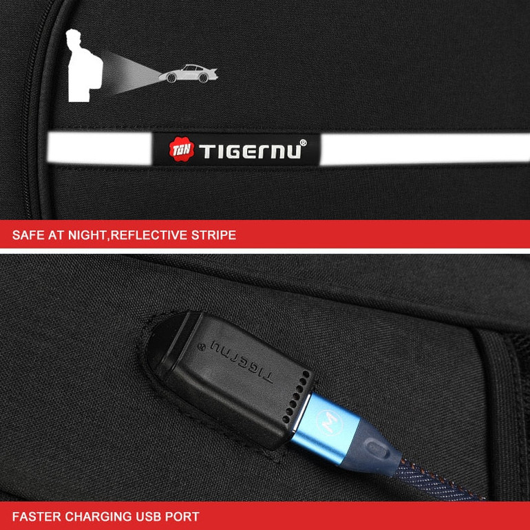 Waterproof Business Travel Large Capacity Anti Theft Backpack