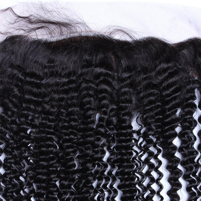 13x4 Silk Base Lace Frontal Closure With Bundles Kinky Curly Brazilian Hair Weave 3 Human Hair Bundles Prosa Remy