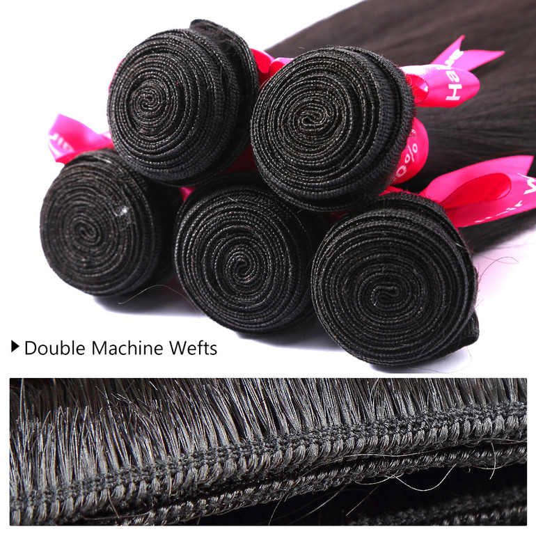 Luvin Straight Human Hair Bundles Remy Hair Extension 4 Bundles With Closure Brazilian Hair Weave 3 Bundles With Lace Frontal Luvin Straight Human Hair Bundles Remy Hair Extension 4 Bundles With Closure Brazilian Hair Weave 3 Bundles With Lace Frontal