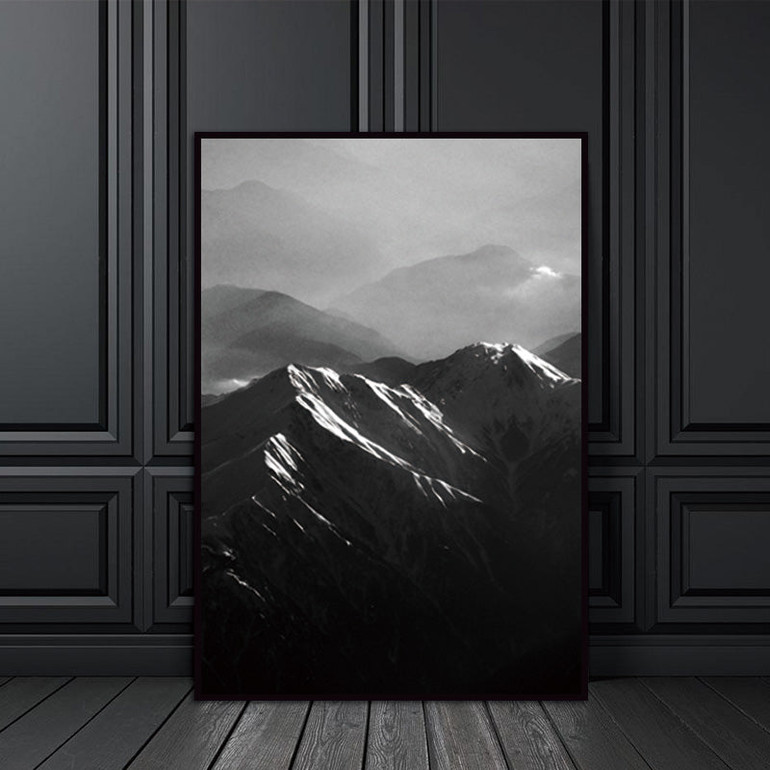 landscape Mountain Nature Nordic Abstract Wall Pictures Art Decoration Pictures Scandinavian Canvas Painting Prints No Frame