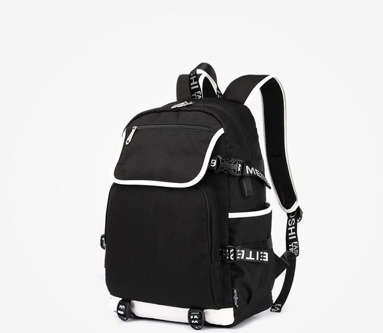 X MAN The New Mutants canvas School USB charge shoulder Backpack