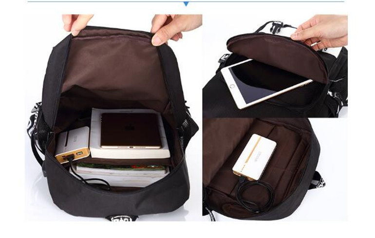 Guilty Crown Japan Anime USB Port Backpack